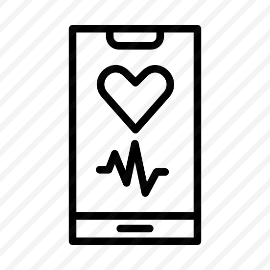 Heart Rate App.app,mobile App,application,mobile preview