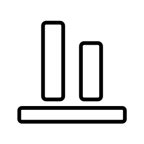 Bottom Alignment,alignment,bottom,graphic Design,object Alignment icon