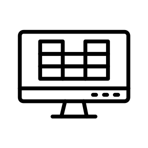 Column,layout,vertical,design,grid icon