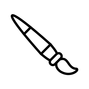 Paint Brush,art,painting,art And Design,brushes icon