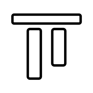 Top Alignment,alignment,top,vertical,graphic Design icon