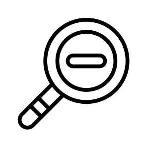 Zoom Out,magnifying Glass,out,magnifier,minus Sign icon