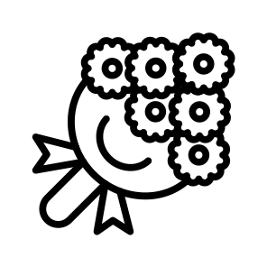 Bouquet,flower,flower Bouquet,fresh,flowers icon