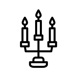Candle,flame,decoration,light,party icon