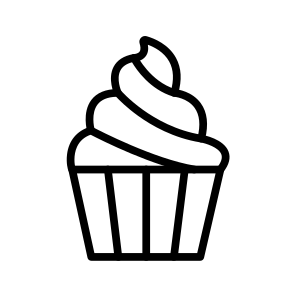 Cup Cake,dessert,sweet,muffin,food And Restaurant icon