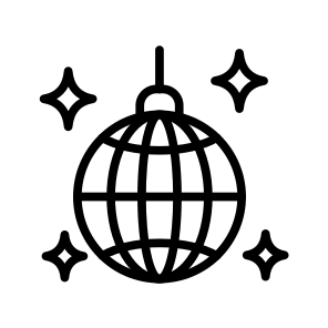 Disco Ball,disco,mirror Ball,disco Dance,birthday And Party icon