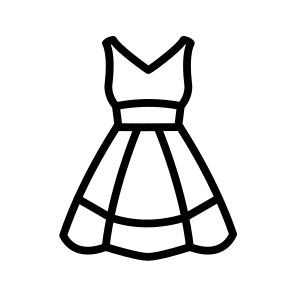 Dress,fashion,clothes,garment,clothing icon