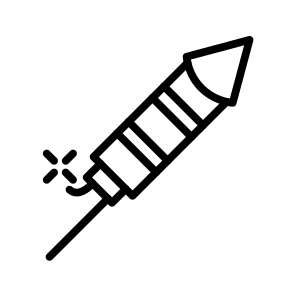 Fire Craker,craker,firework,celebration,rocket icon