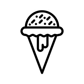 Ice Cream,dessert,sweet,food And Restaurant,food icon