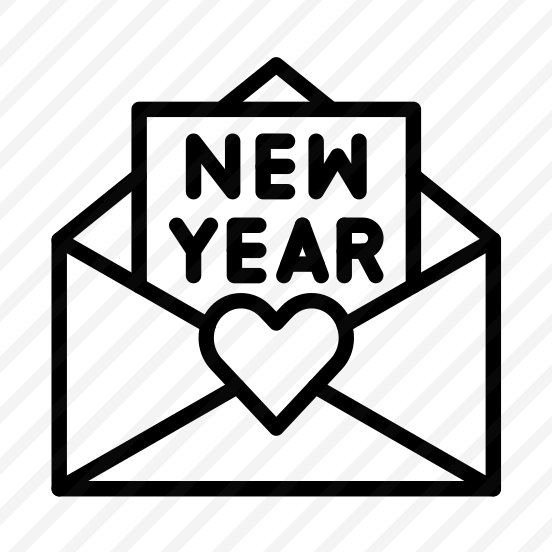 Letter,message,invitation,heart,new Year preview