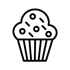 Muffin,dessert,sweet,cupcake,baked icon