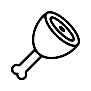 Pork,ham,food And Restaurant,pork Leg,food icon