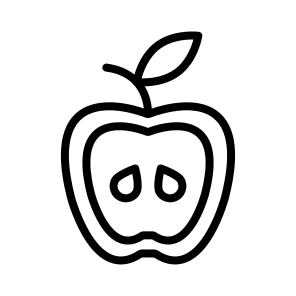 Apple,food,diet,fruit,vegetarian icon