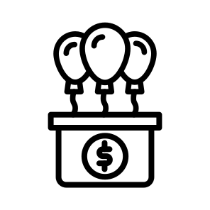 Balloon Payment, Payment, Installment, Loan, Debt, Balloon icon