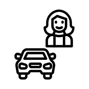 Car Saleswoman, Saleswoman, Dealer, Automotive, Sales, Auto icon