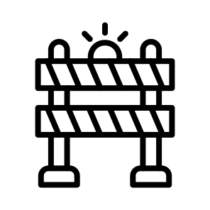Barrier,road Barrier,traffic,signaling,no Entry icon