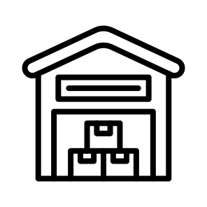 Warehouse,storage,limited Stock,stocks,buildings icon