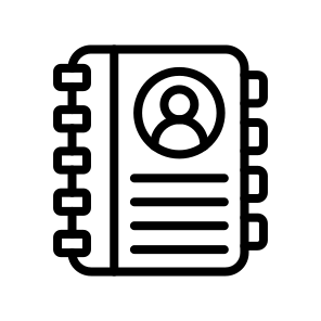 Addressbook,contacts,names,numbers,address,phone,directory,list,book icon