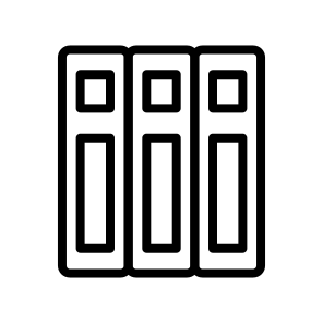 Archives,records,documents,files,history,collection,storage,catalog,repository icon
