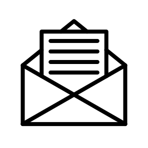 Envelope,mail,letter,paper,postal,message,communication,seal,address icon