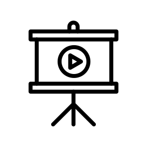 Projector Screen,display,presentation,image,projection,movie,surface,show,view icon