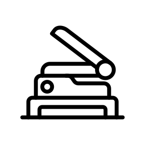 Puncher,hole,paper,perforate,office,tool,stationery,punch,press icon