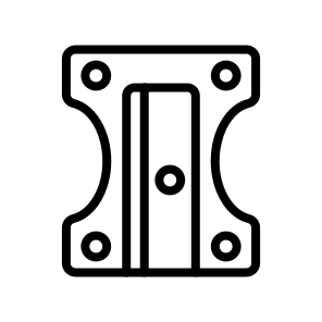 Sharpener,sharpen,pencil,point,tool,blade,edge,grind,metal icon
