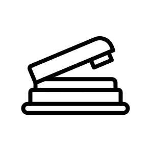 Stapler,bind,attach,fasten,office,staple,paper,clasp,join icon