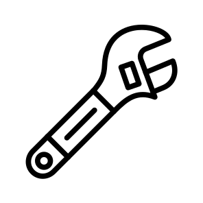 Adjustable Wrench, Plumbing, Tool, Adjustable, Spanner, Repair icon