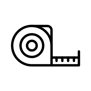 Measuring Tape, Plumbing, Measurement, Tool, Length, Ruler icon