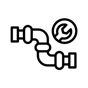 Pipe Fixing, Plumbing, Repair, Fix, Maintenance, Piping icon