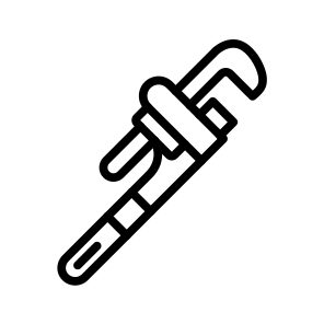Pipe Wrench, Plumbing, Tool, Adjustment, Tighten, Grip icon
