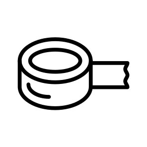 Plumber Tape, Sealing, Repair, Plumbing, Tape, Fix icon