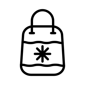 Bag,winter Season,cold,weather,snowflake icon