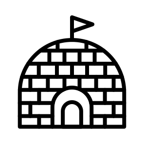 Igloo,winter,ice,antartic,house icon