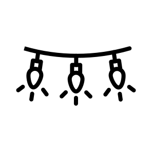 Lights,decoration,light,light Bulb,garlands icon