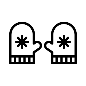 Mitten,protection,warm,winter,gloves icon