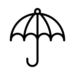 Umbrella,rain,protection,rainy,weather icon