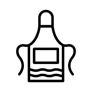 Apron,kitchen,food And Restaurant,protection, icon