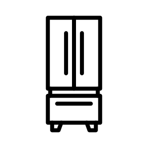 Fridge,refrigerator,kitchen,electronic,food And Restaurant icon