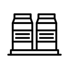 Milk Carton,milk Box,milk Products,dairy Products,food And Restaurant icon