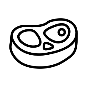 Steak,meat,food,protein,restaurant icon