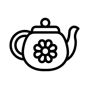 Teapot,tea,kitchen,food And Restaurant,food icon