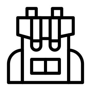 Backpack,bag,education,picnic,rucksack icon