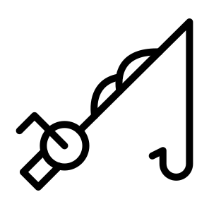 Fishing,hook,fish,picnic,hunting icon