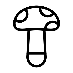 Mushroom,parasol,food,picnic,fungus icon