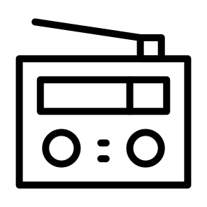 Radio,music,player,picnic,retro icon