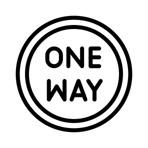 One Way,traffic Sign,road Sign,circulation,signaling icon