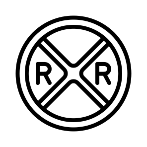 Rail Road,road Sign,crossing,signals,signaling icon