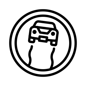 Slippery,traffic Sign,road Sign,signaling,car icon